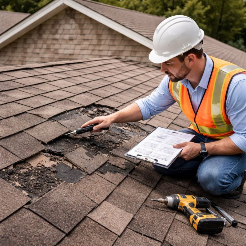Asphalt Roof Inspection in El Paso County, CO