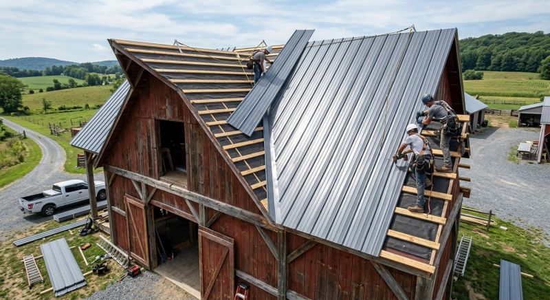 Barn Roof Installation in Peyton, CO