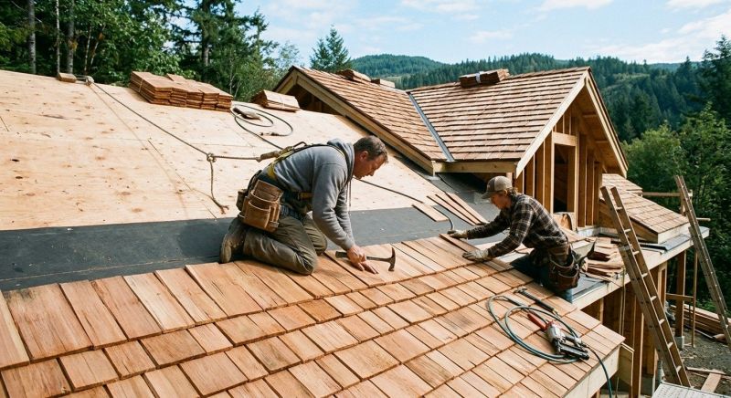 Cedar Roof Installation in Monument, CO