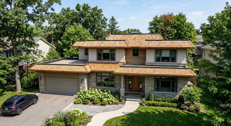 Cedar Shake Roof Construction in El Paso County, CO