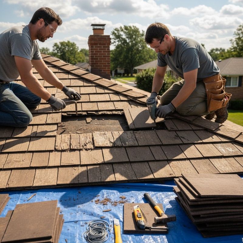 Cedar Shake Roof Repair in Peyton, CO