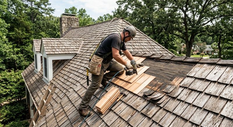 Cedar Shingles Repair in Elbert, CO