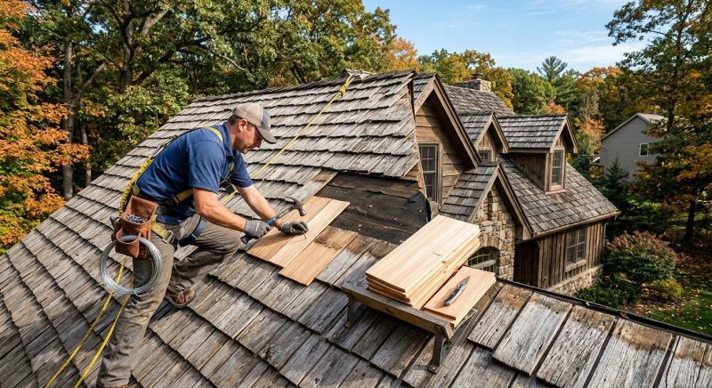 Cedar Shingles Repair in Palmer Lake, CO