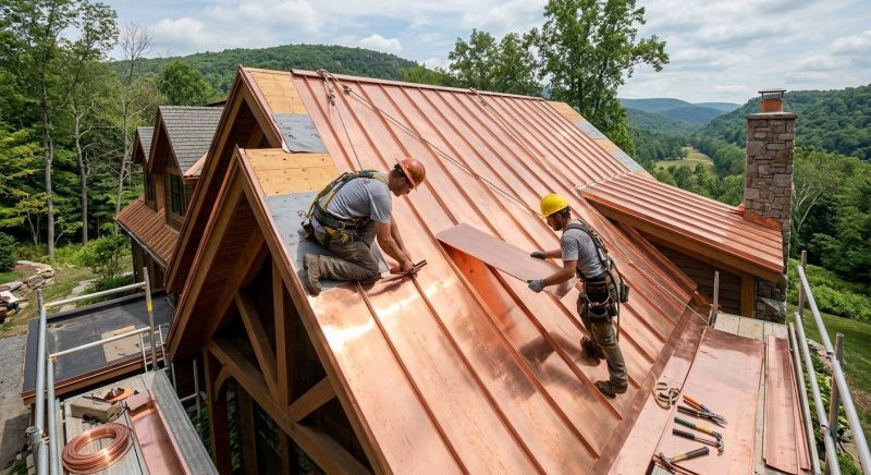 Copper Roof Installation in Peyton, CO