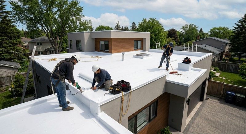 Flat Roof Installation in Elbert, CO
