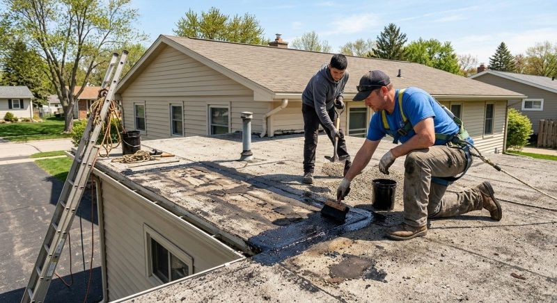 Flat Roof Tar Repair in Peyton, CO