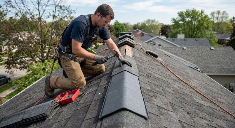 Roof Ridge Repair in Peyton, CO
