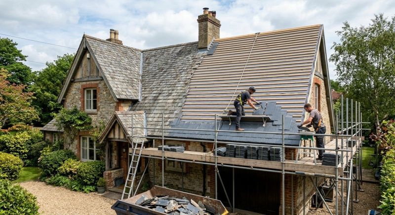 Slate Roof Replacement in Elbert, CO