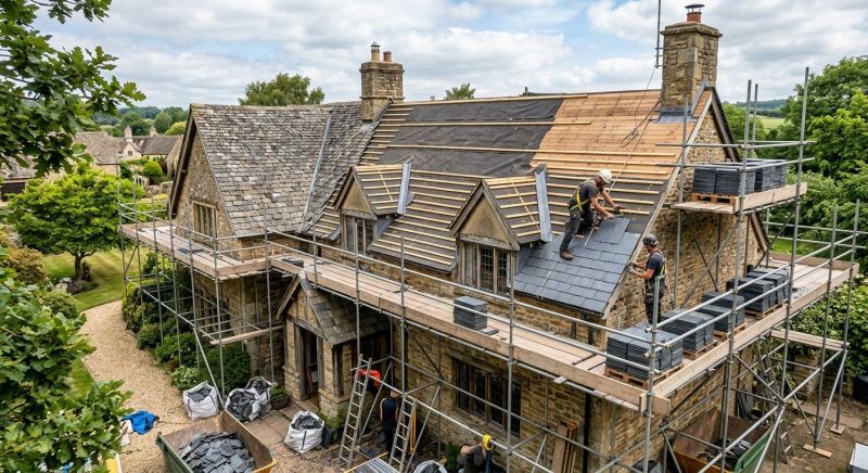 Slate Roof Replacement in Elbert, CO