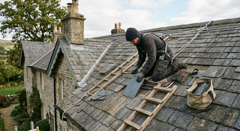 Slate Shingle Replacement in Peyton, CO