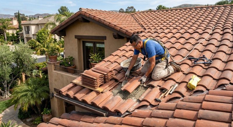 Spanish Tile Roof Repair in Peyton, CO