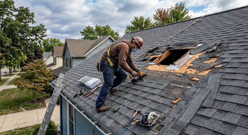 Storm Damage Roof Repair in Monument, CO