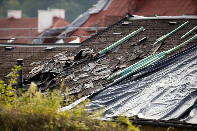 Storm Damage Roof Tarping in Peyton, CO