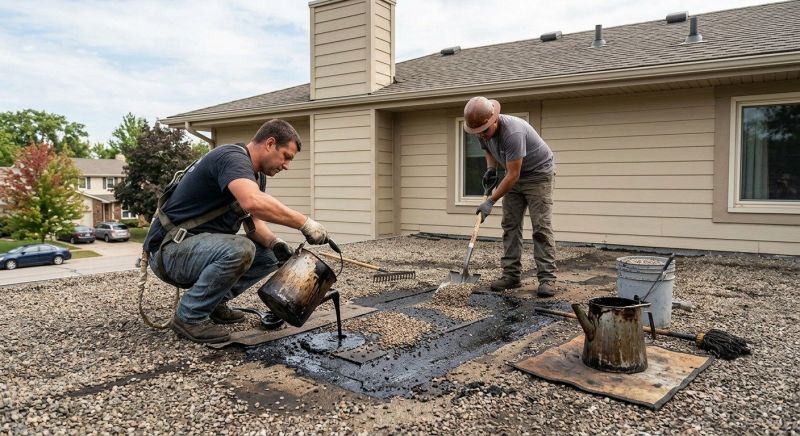 Tar And Gravel Roof Repair in Elbert, CO