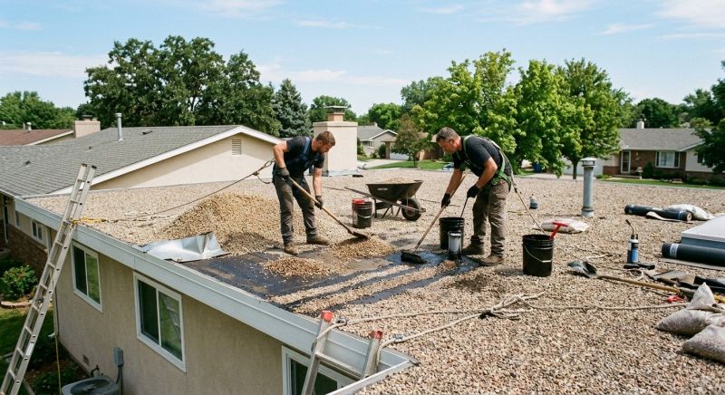 Tar And Gravel Roof Repair in Kiowa, CO