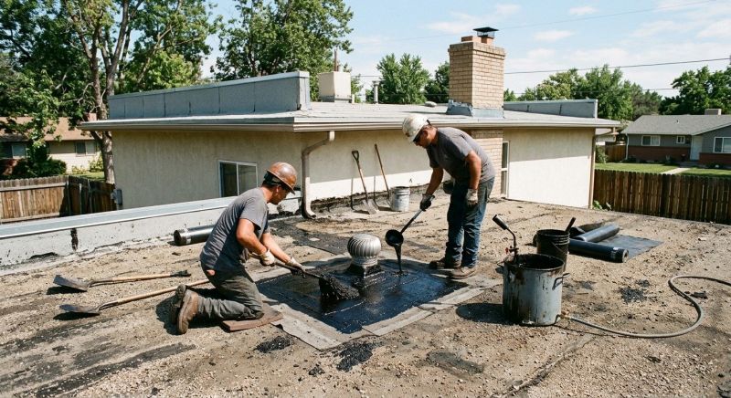 Tar Roof Repair in Peyton, CO