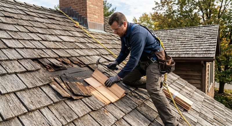 Wood Shake Roof Repair in Colorado Springs, CO