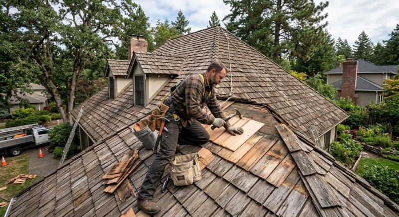 Wood Shake Roof Repair in Peyton, CO