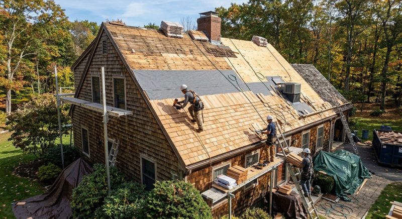 Wood Shingle Roof Replacement in Peyton, CO