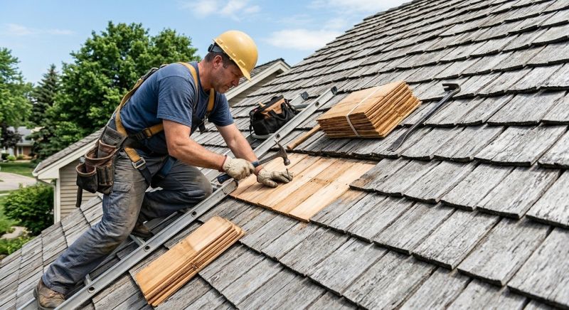 Wood Shingles Repair in El Paso County, CO